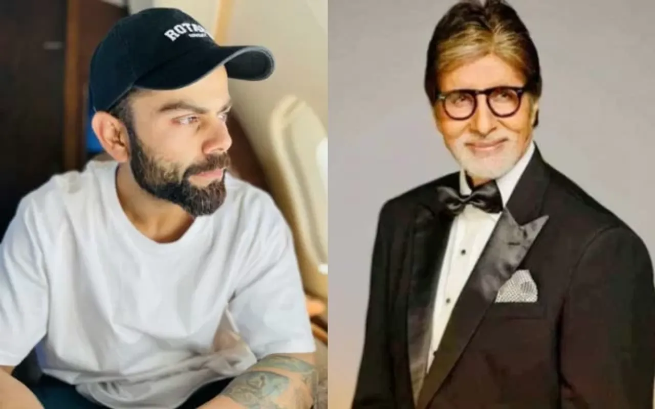 Virat Kohli and Amitabh Bachchan. (Photo Source: Instagram)