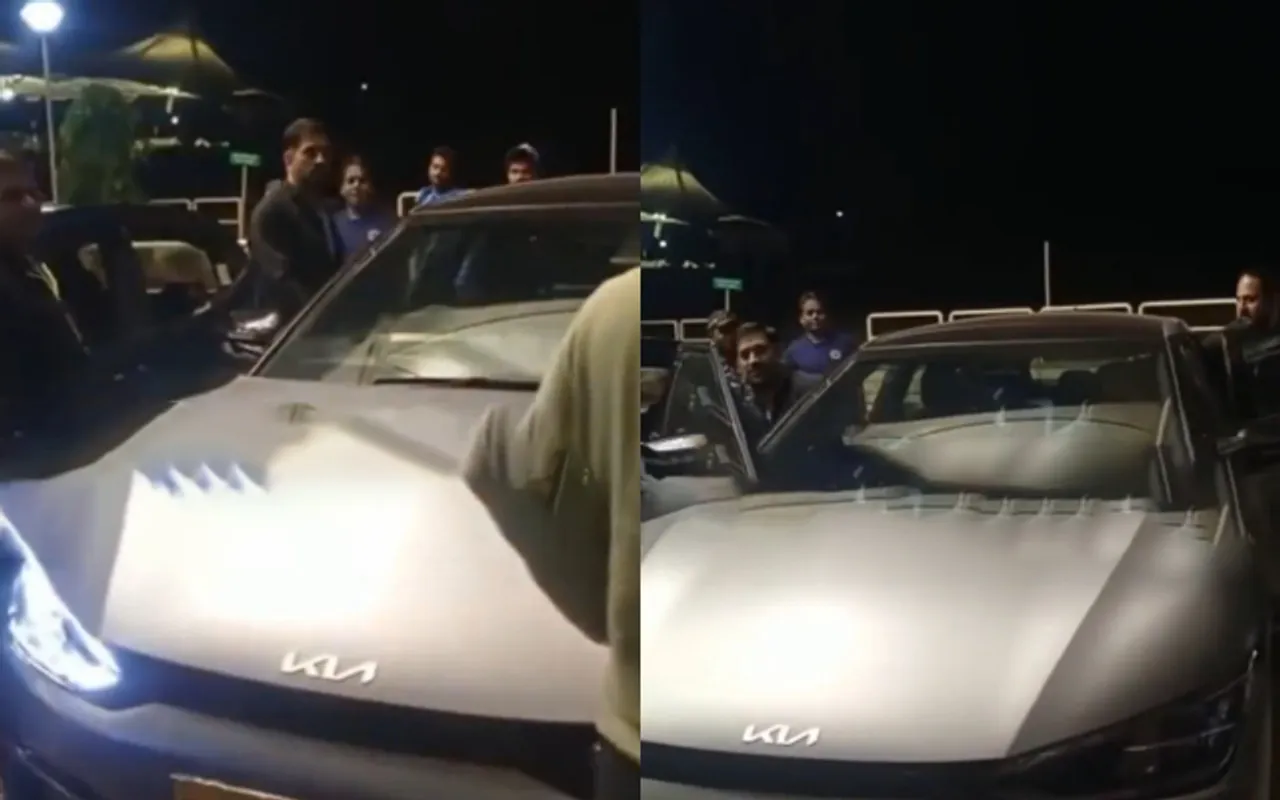 एमएस धोनी Dhoni new car video