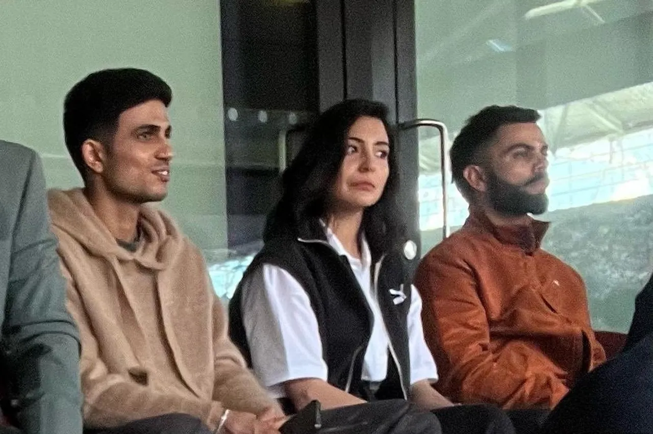 Virat Kohli, Anushka Sharma and Shubman Gill have attended the FA Cup Final.