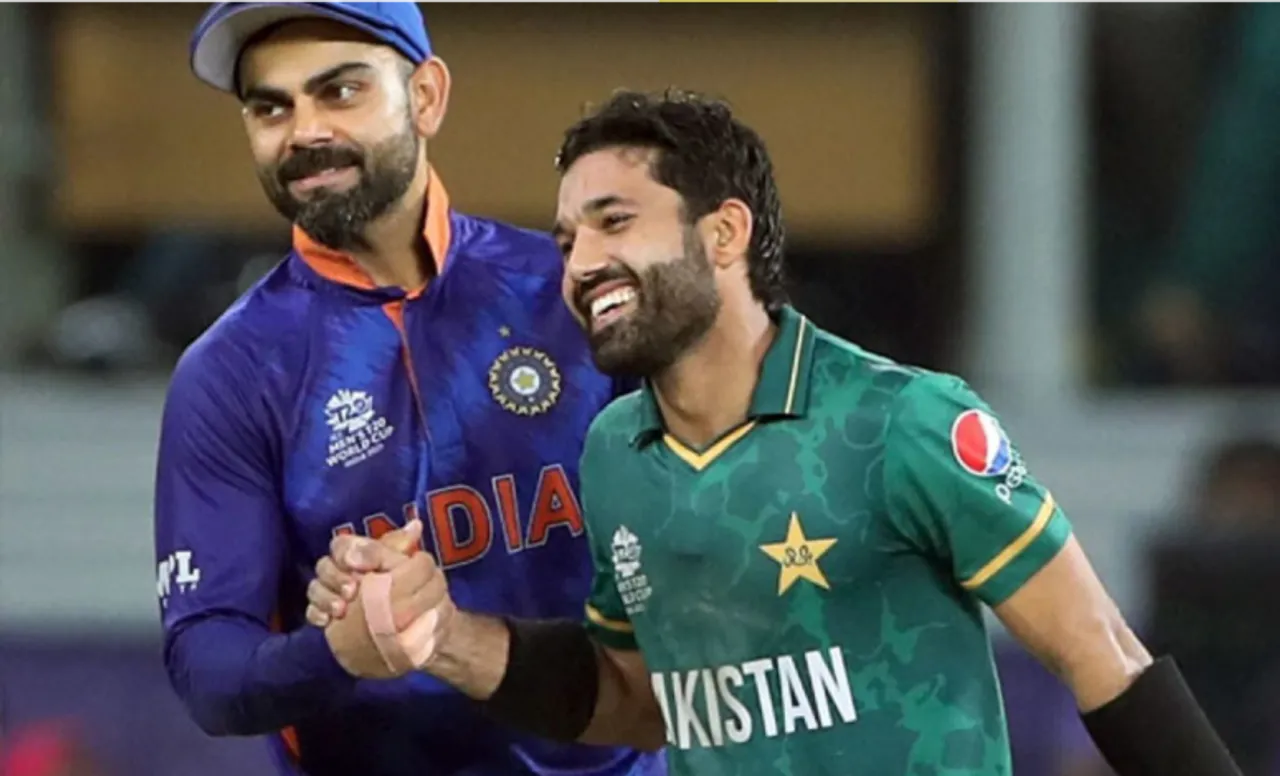 Virat Kohli and Mohammad Rizwan