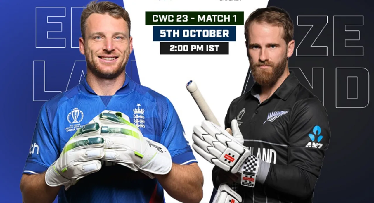 ENG VS NZ ICC World Cup 2023: England vs New Zealand , Match Details, Playing XI, Pitch Report,