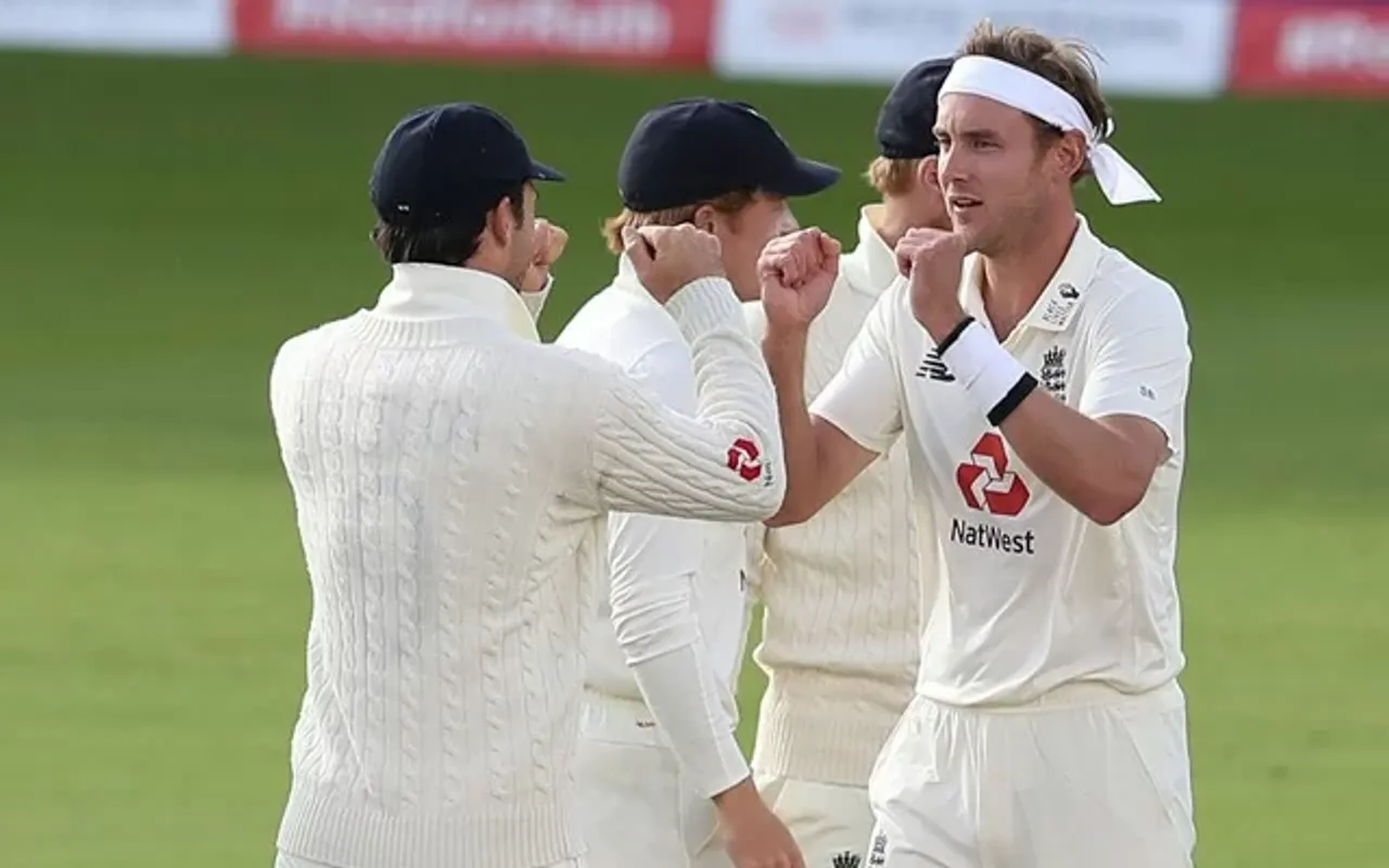 Stuart Broad. (Photo by Martin Rickett/PA Images via Getty Images)