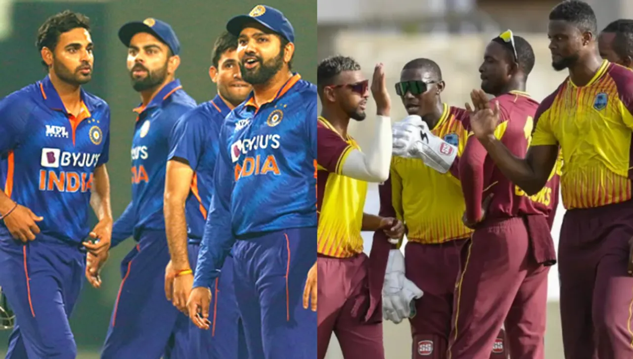 India vs West Indies (Source: Twitter)