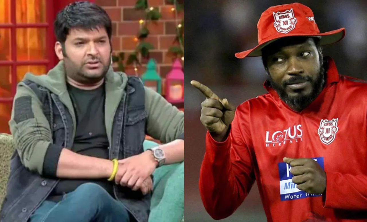 Kapil Sharma and Chris Gayle (Image Source: Reddit)