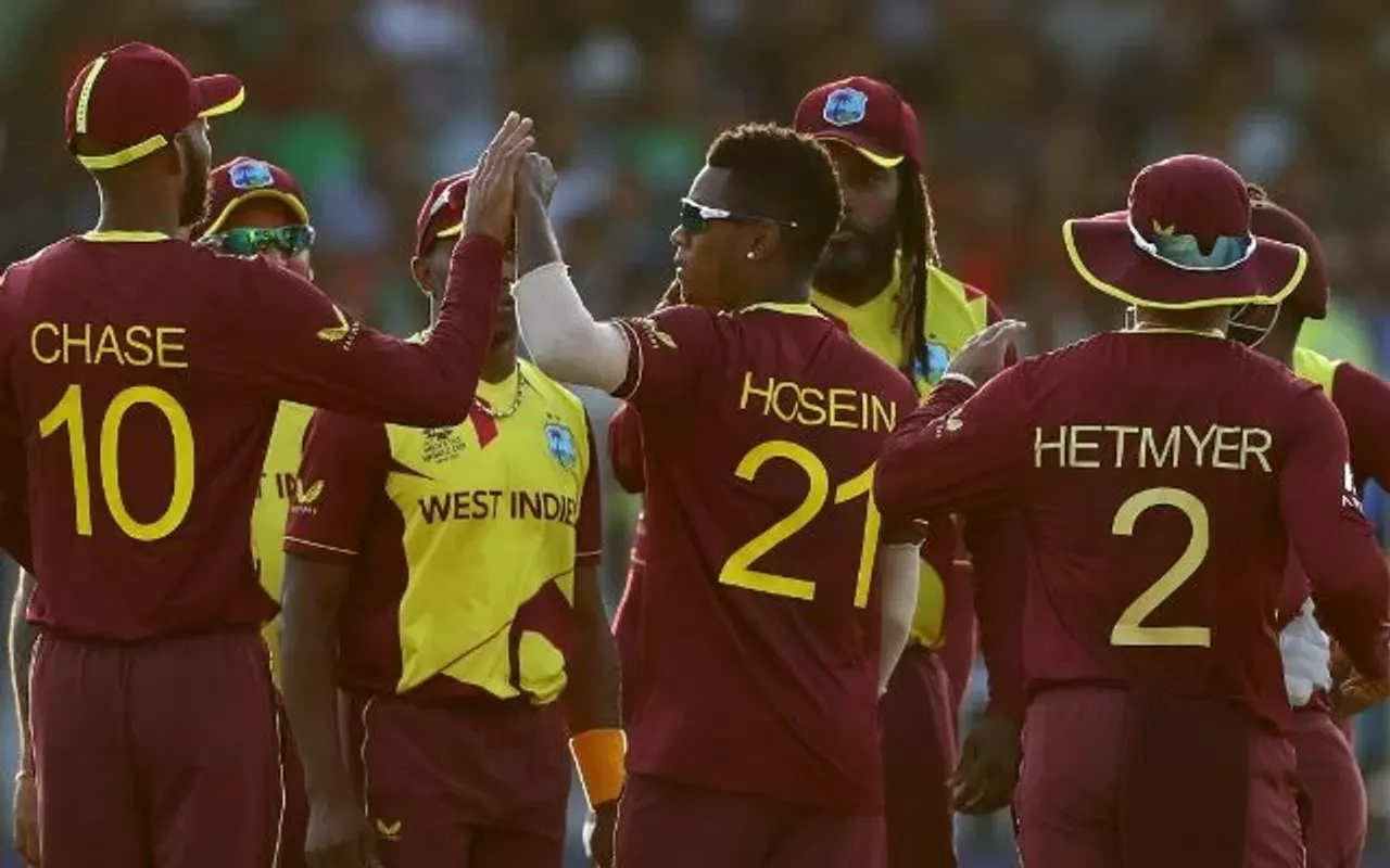 West Indies. (Photo by Matthew Lewis-ICC/ICC via Getty Images)