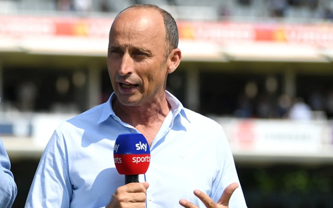 Nasser Hussain. (Photo by Gareth Copley/Getty Images)