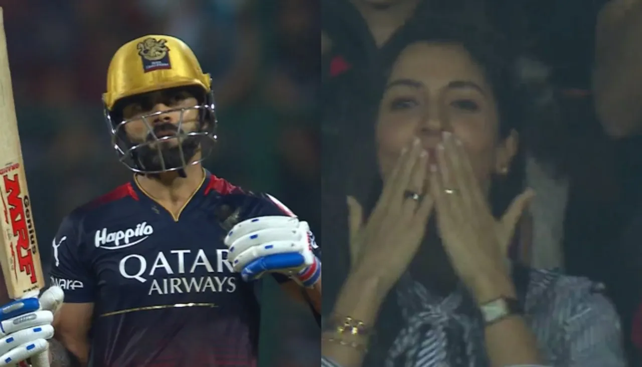 RCB vs GT VIRAT KOHLI ANUSHKA SHARMA