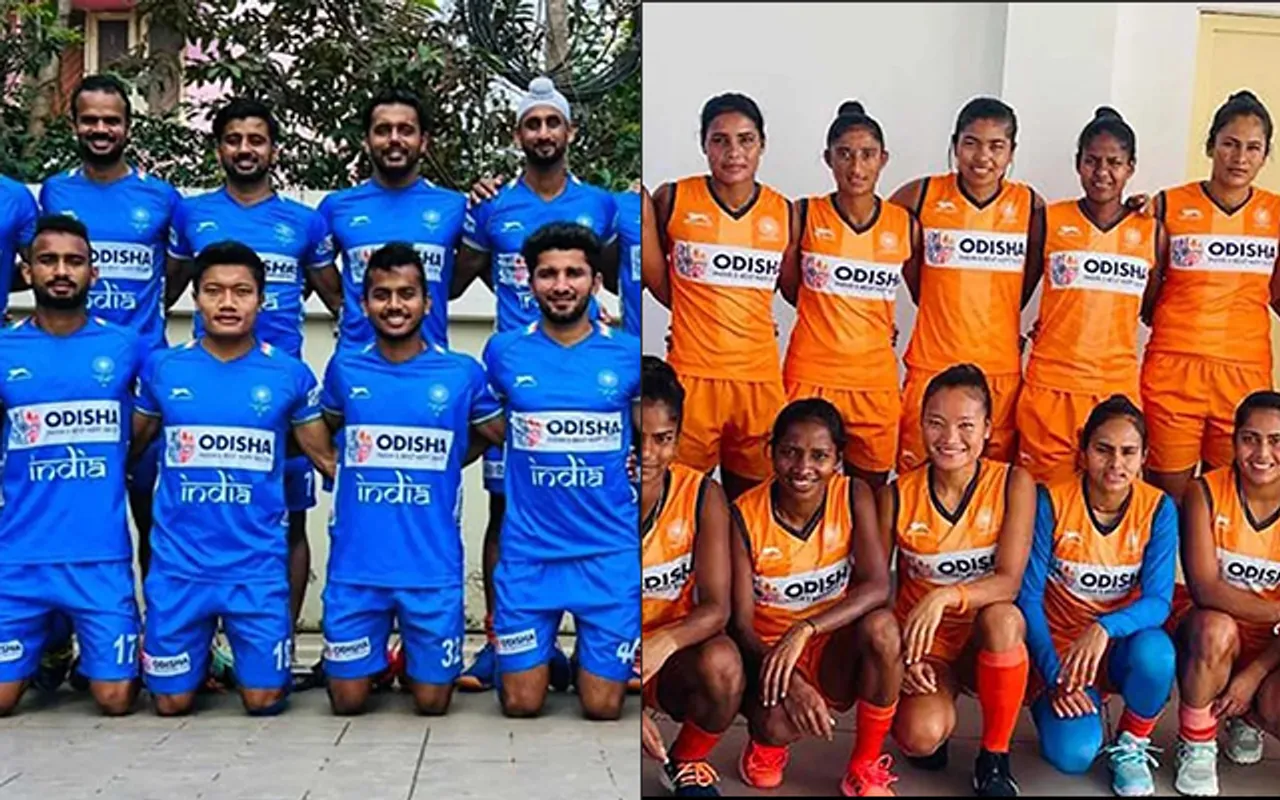 Indian hockey teams. (Photo Source: Twitter)