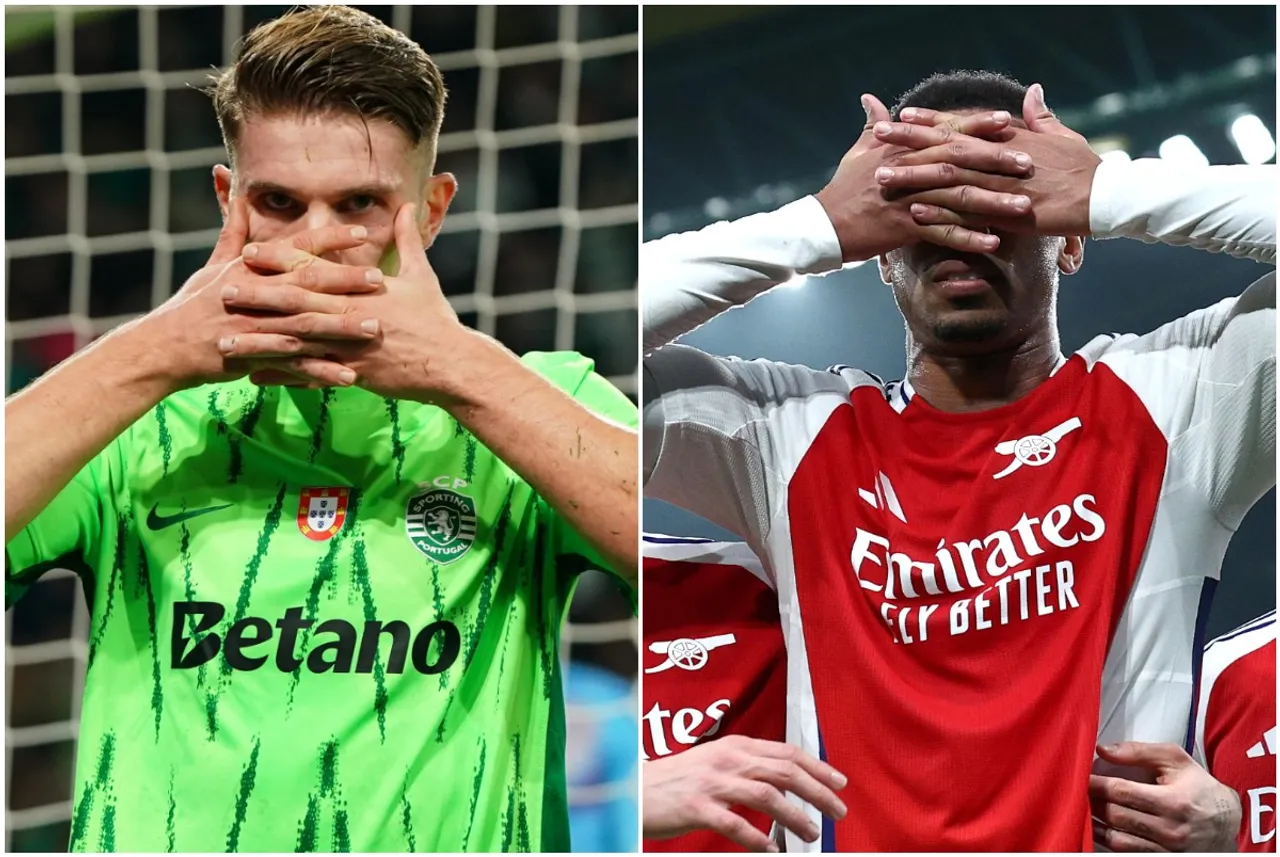 Gabriel mocks Viktor Gyokeres celebration as Arsenal thrash Sporting