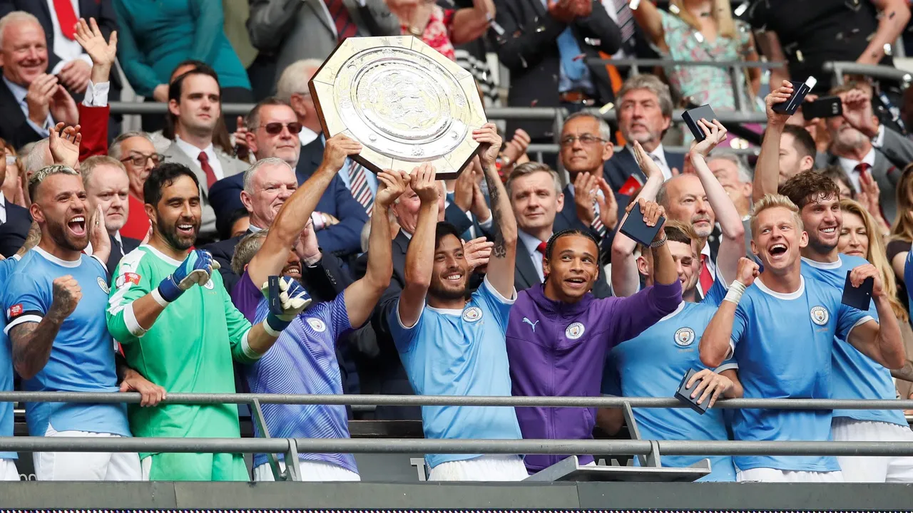 Man City Beat Man United To Win Community Shield