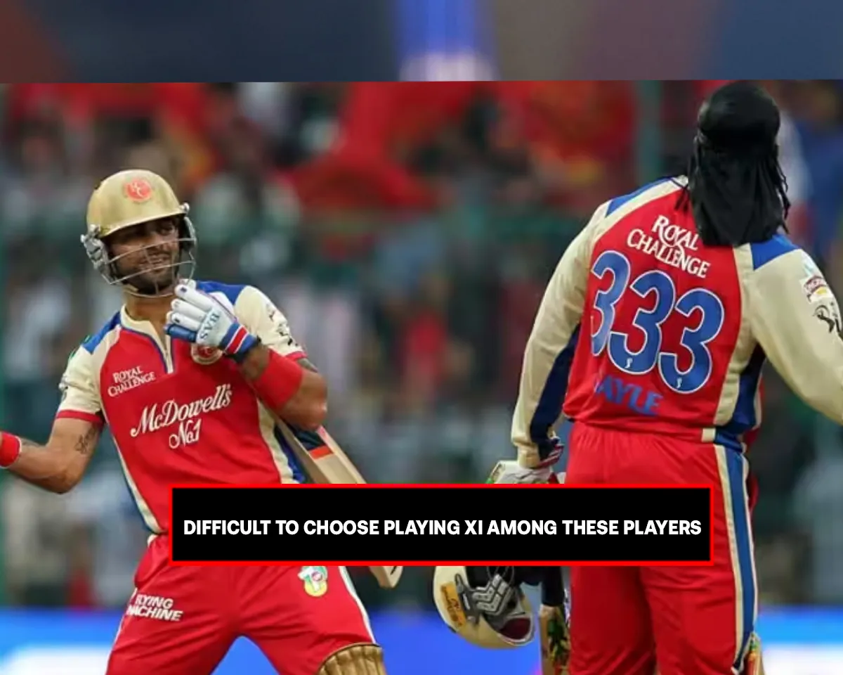 Virat Kohli and Chris Gayle during IPL 2013