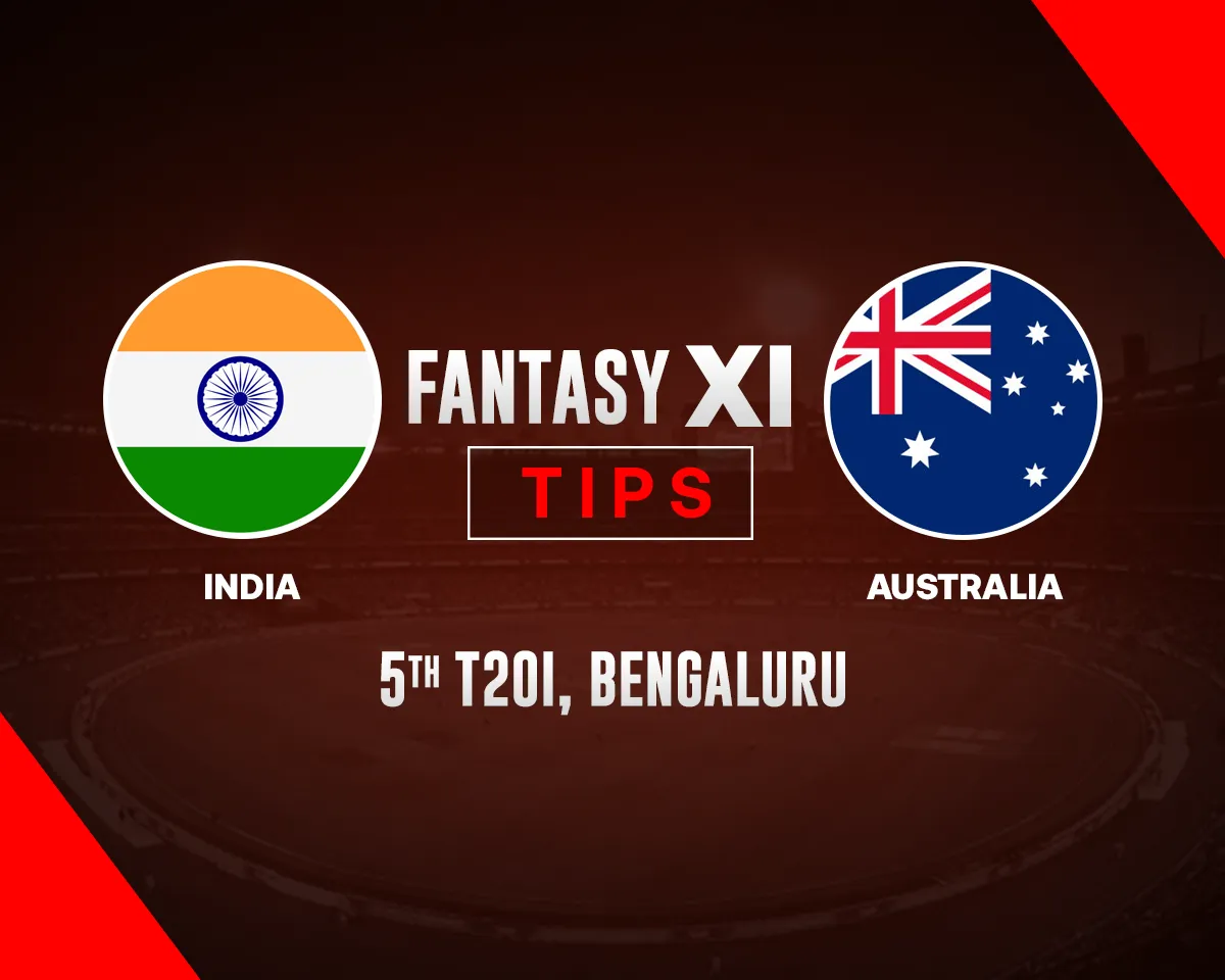 IND vs AUS Dream11 Prediction for Australia tour of India 2023 5th T20I, Playing XI, and Captain and Vice-Captain Picks