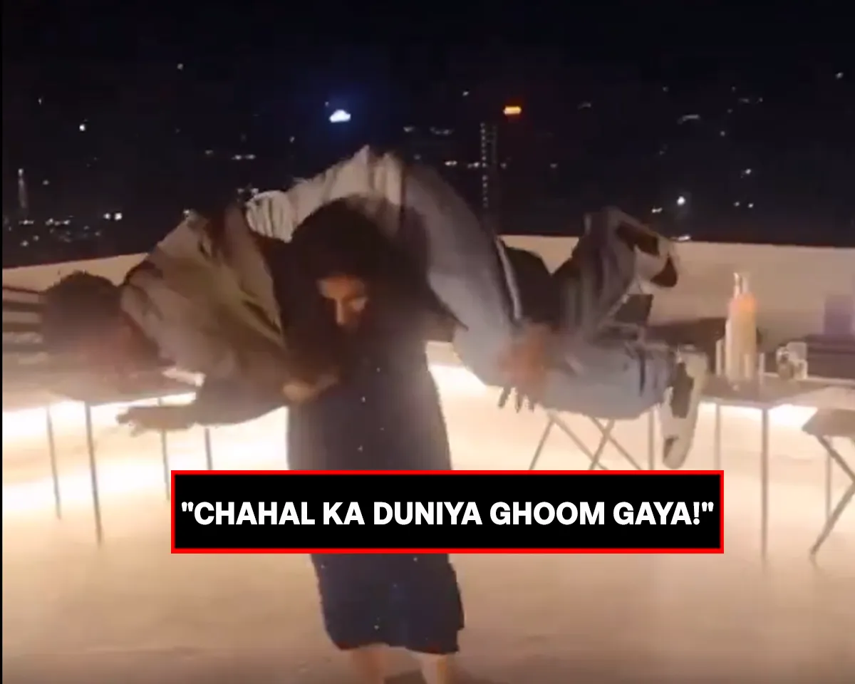 WATCH: Wrestler Sangeeta Phogat lifts Yuzvendra Chahal on shoulders during Jhalak Dikhla Jaa Party, video goes viral
