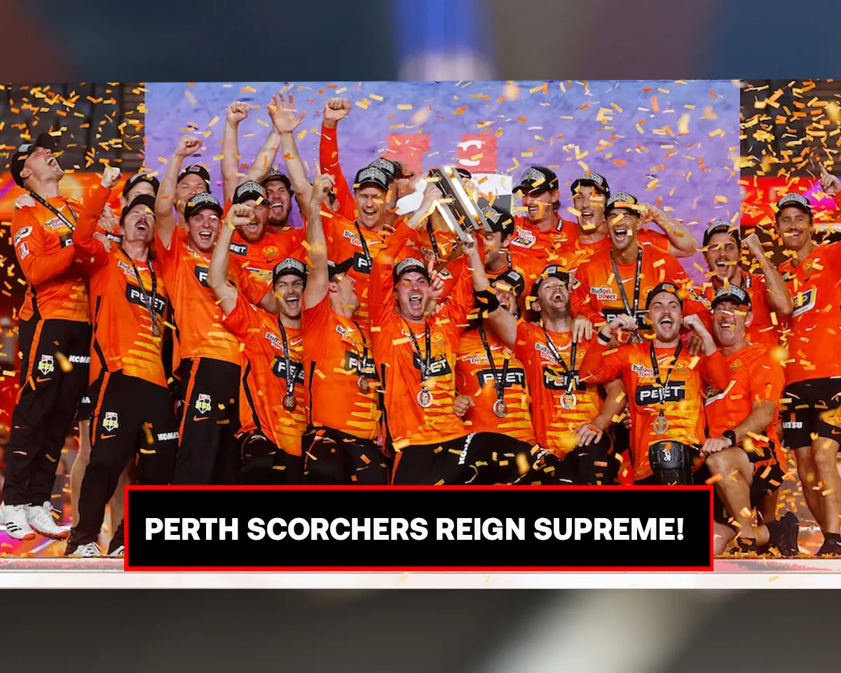 The Scorchers are the undisputed champions of the BBL!