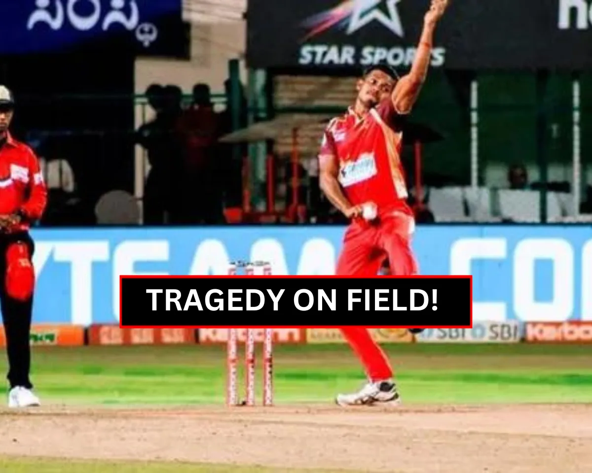 Tragedy on the field with Hoysala YC (Source: Twitter)