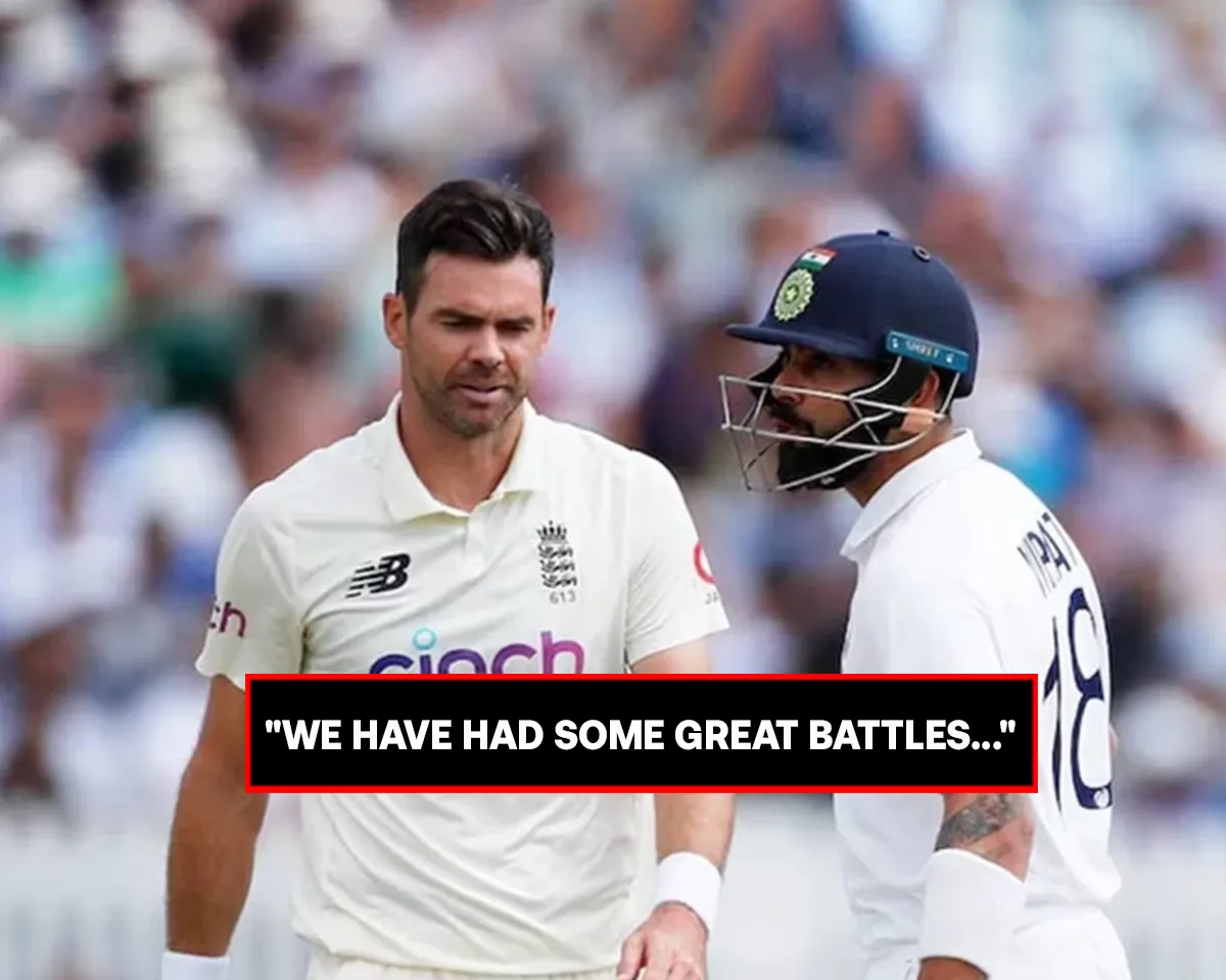 James Anderson expresses his disappointment over Kohli missing Test series between India and England