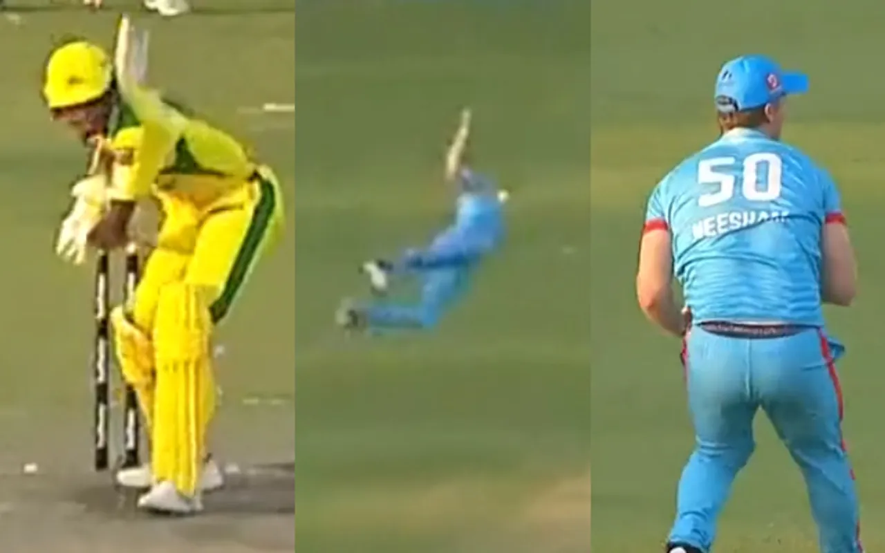 Watch: James Neesham pulls off stunning catch in SA20 against Joburg Super Kings