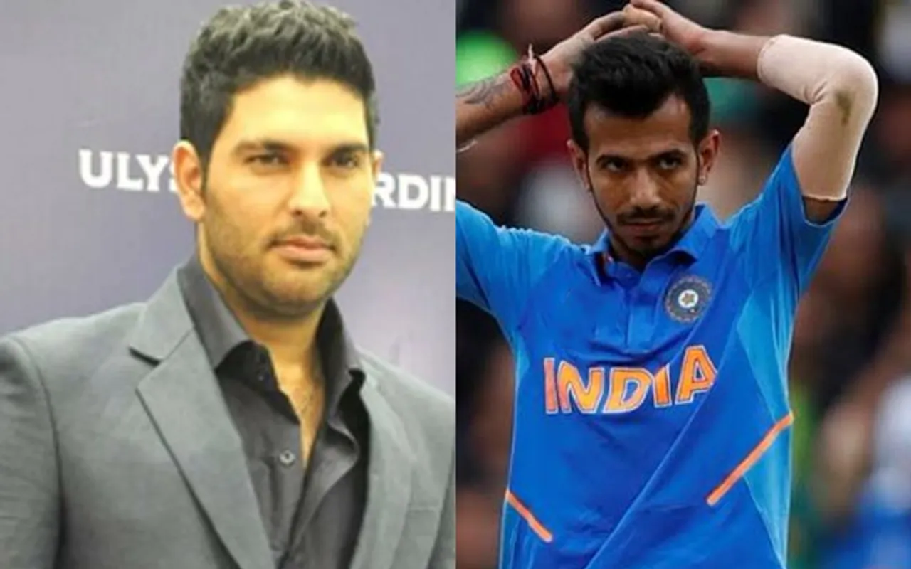 Yuzvendra Chahal and Yuvraj Singh (File Photo)