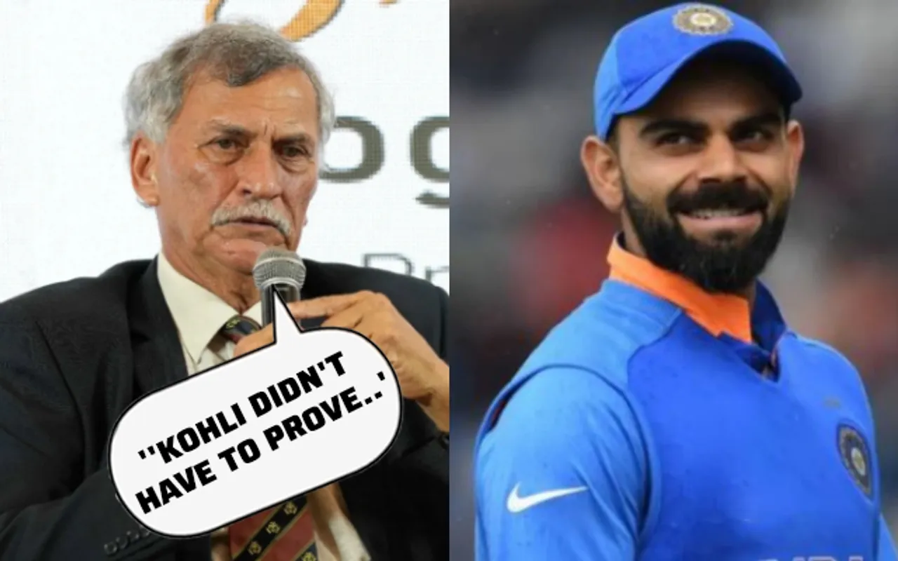 Virat Kohli and Roger Binny