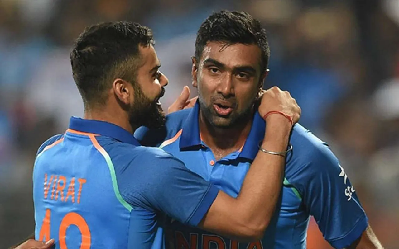 Ravichandran Ashwin and Virat Kohli