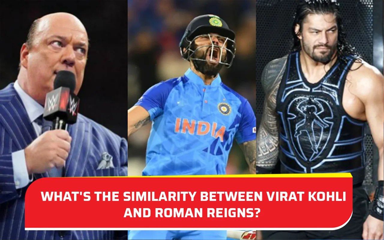 Paul Heyman-Virat Kohli-Roman Reigns