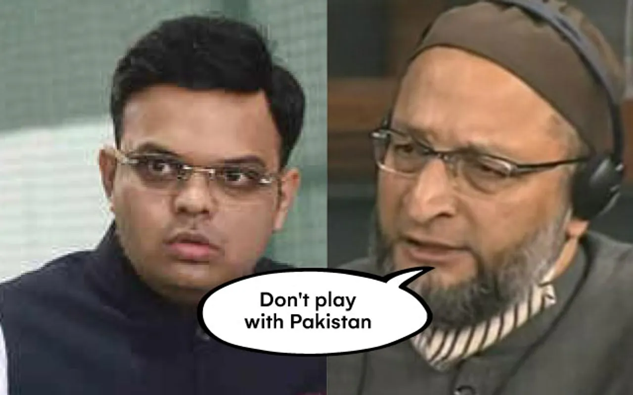 Asaduddin Owaisi and Jay Shah