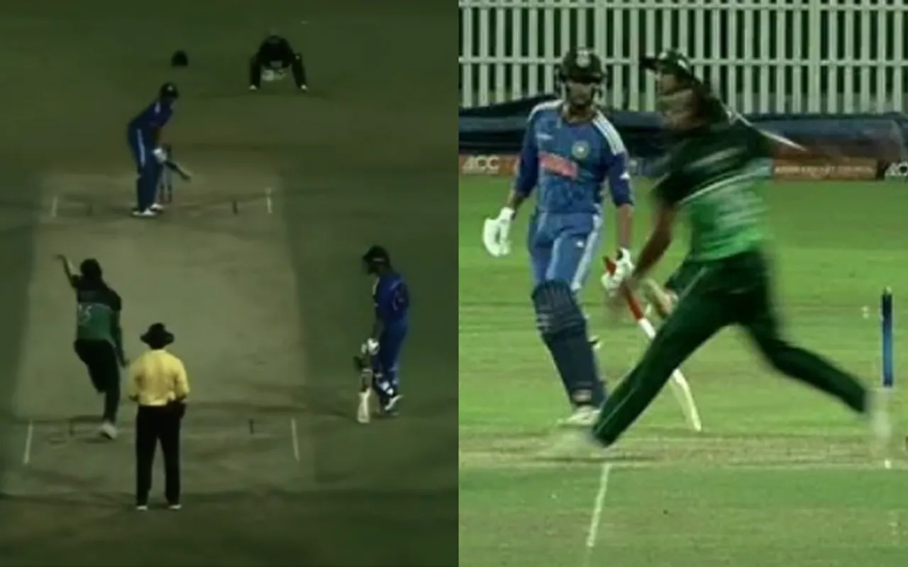 Watch: Sai Sudarshan's dismissal in Emerging Asia Cup final against Pakistan A sparks debate over controversial umpiring