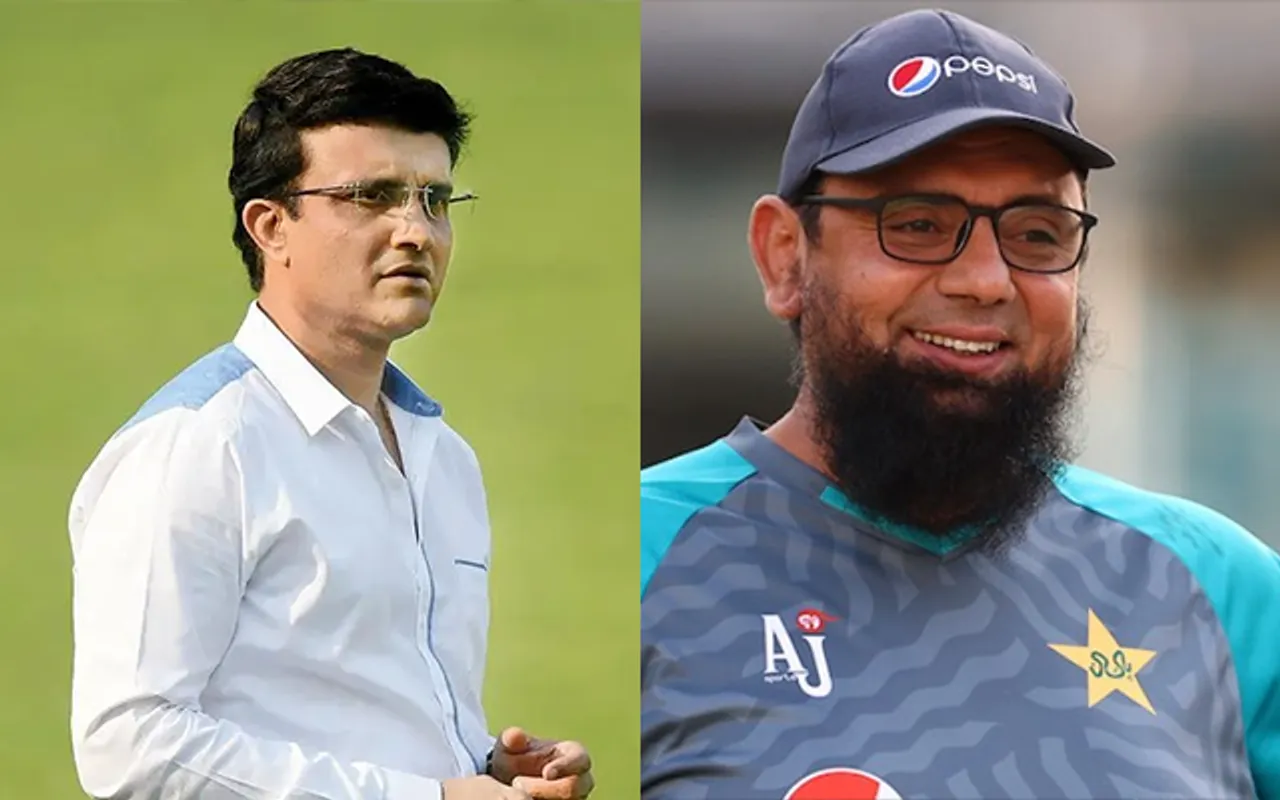 Sourav Ganguly, Saqlain Mushtaq