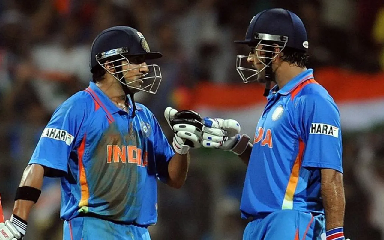 Gautam Gambhir and MS Dhoni