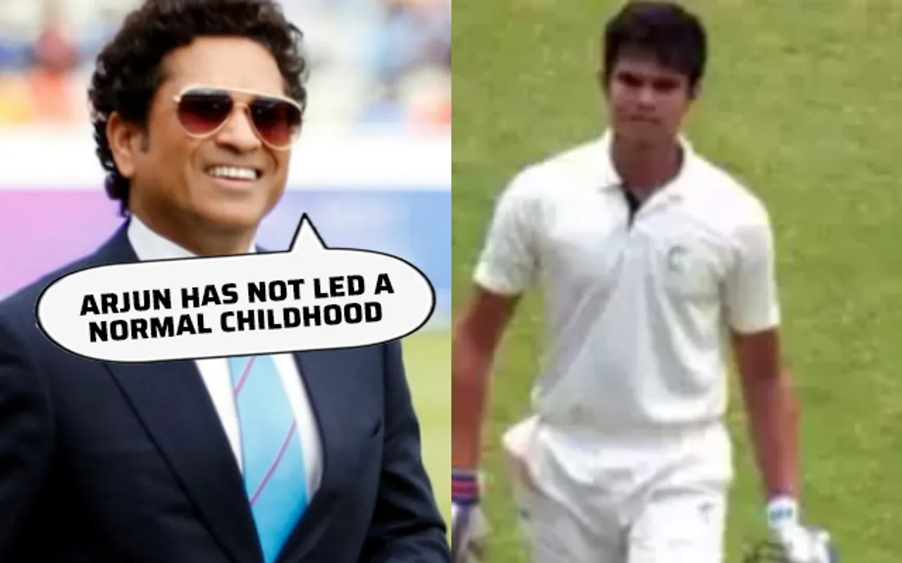 Sachin and Arjun Tendulkar