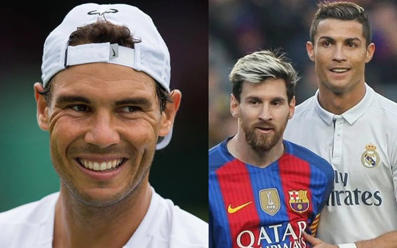 Rafael Nadal, Lionel Messi & Cristiano Ronaldo