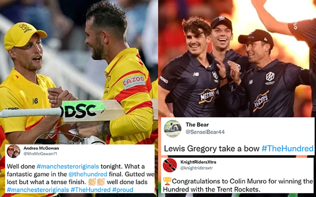 'Rockets are the champions' - Twitter roars as Trent Rocket defeat Manchester Originals in the finals to clinch the Hundred 2022 title