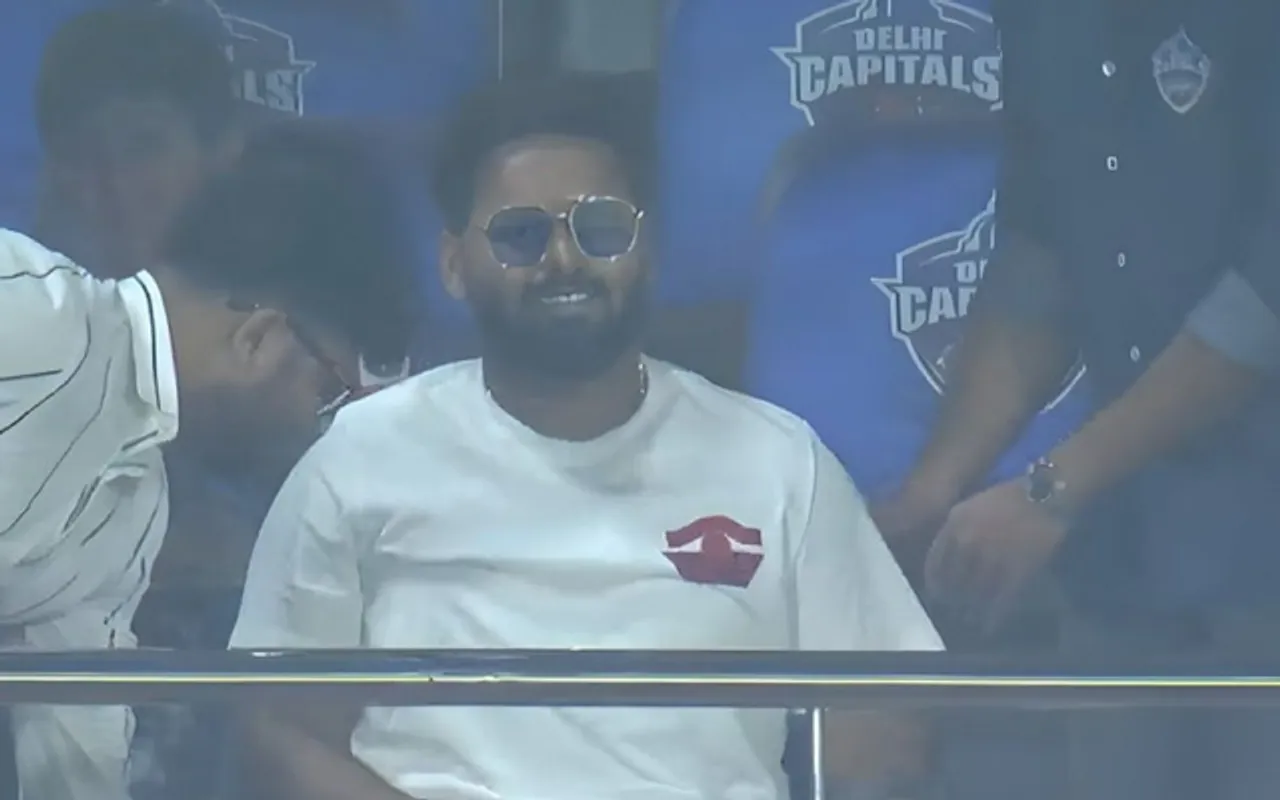 Rishabh Pant at the stadium