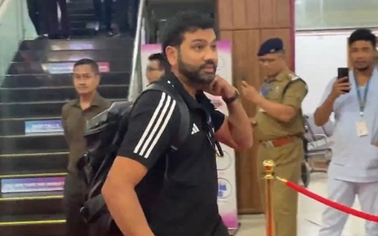 WATCH: Indian Cricket team given rousing welcome in Guwahati before 2023 ODI World Cup warm game vs England