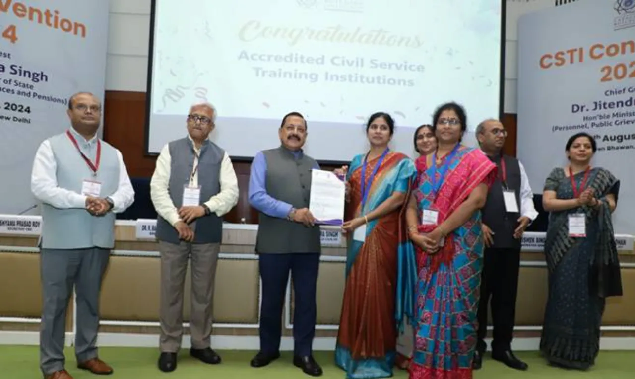 Director General, NI-MSME has received the Accreditation Certificate from Dr Jitendra Singh