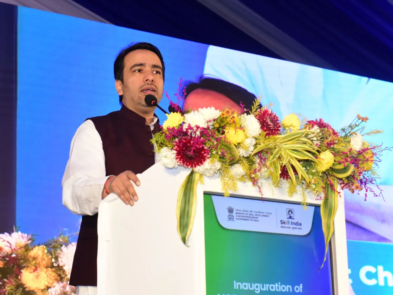 Shri Jayant Chaudhary inaugurates NSDC International Academy