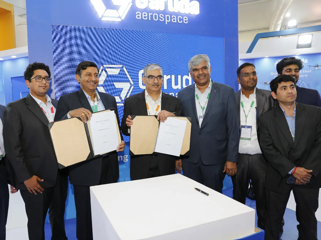 Tata Elxsi and Garuda Aerospace signing MOU.jpeg