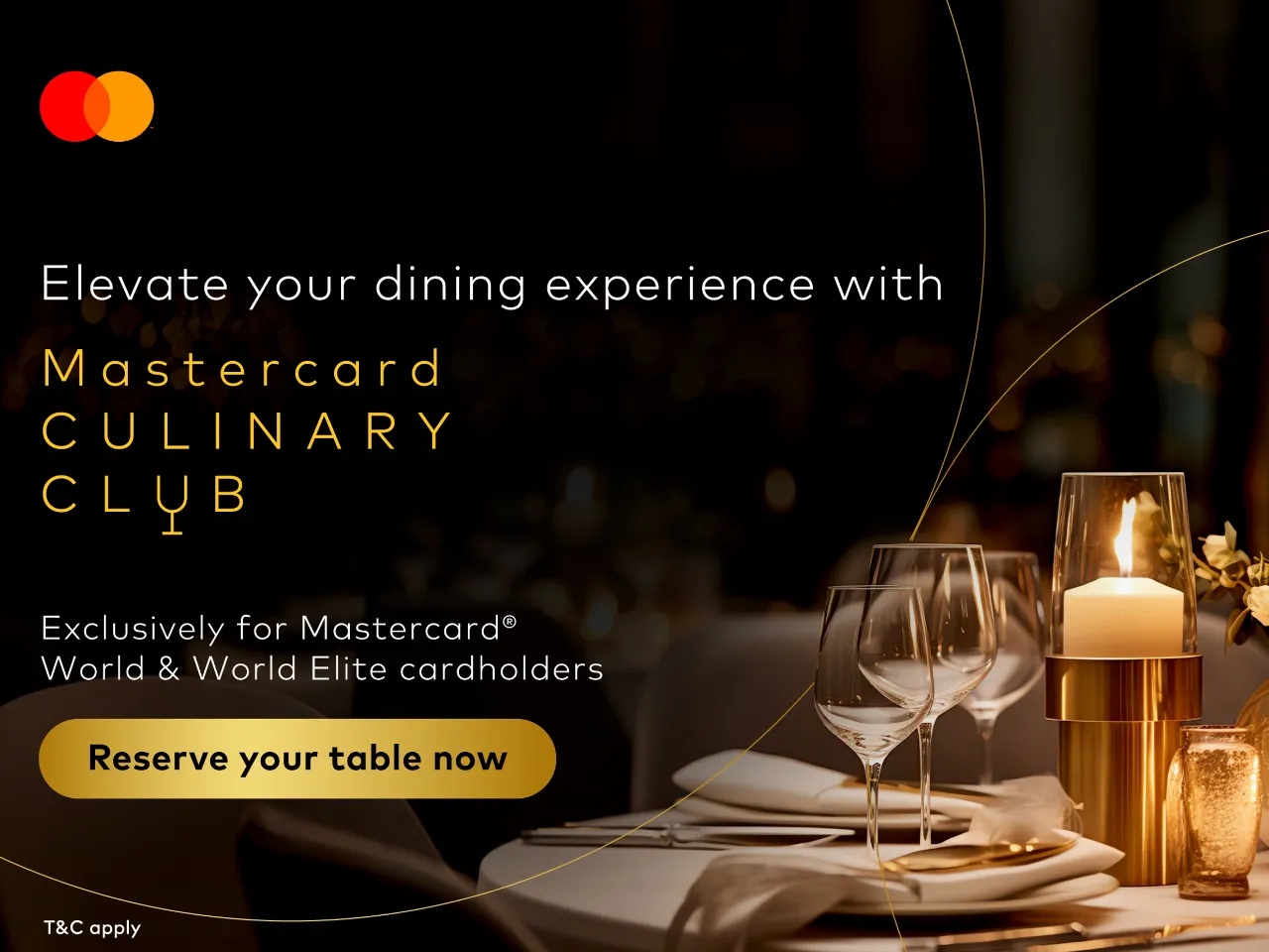 Mastercard Unveils Culinary Club