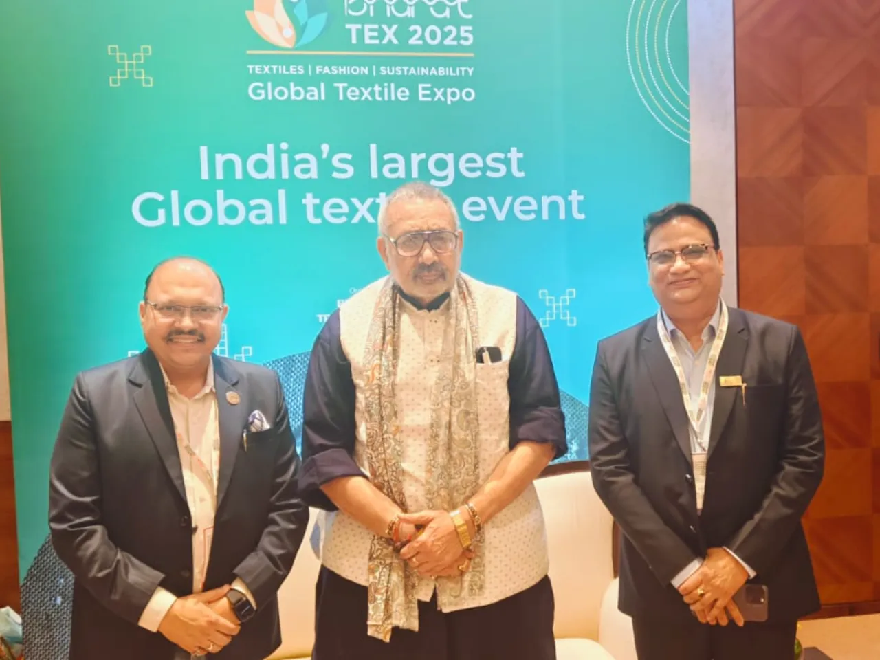 RSWM Showcases Panchtatva Textile at Bharat Tex 2025