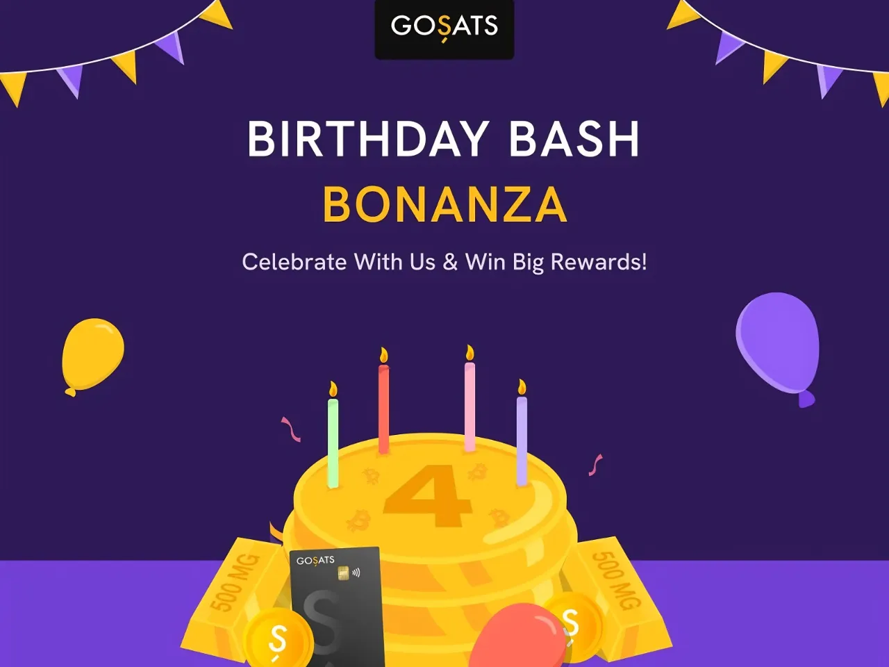 GoSats Offers 50% Discount on Elite Card in Birthday Bash Bonanza