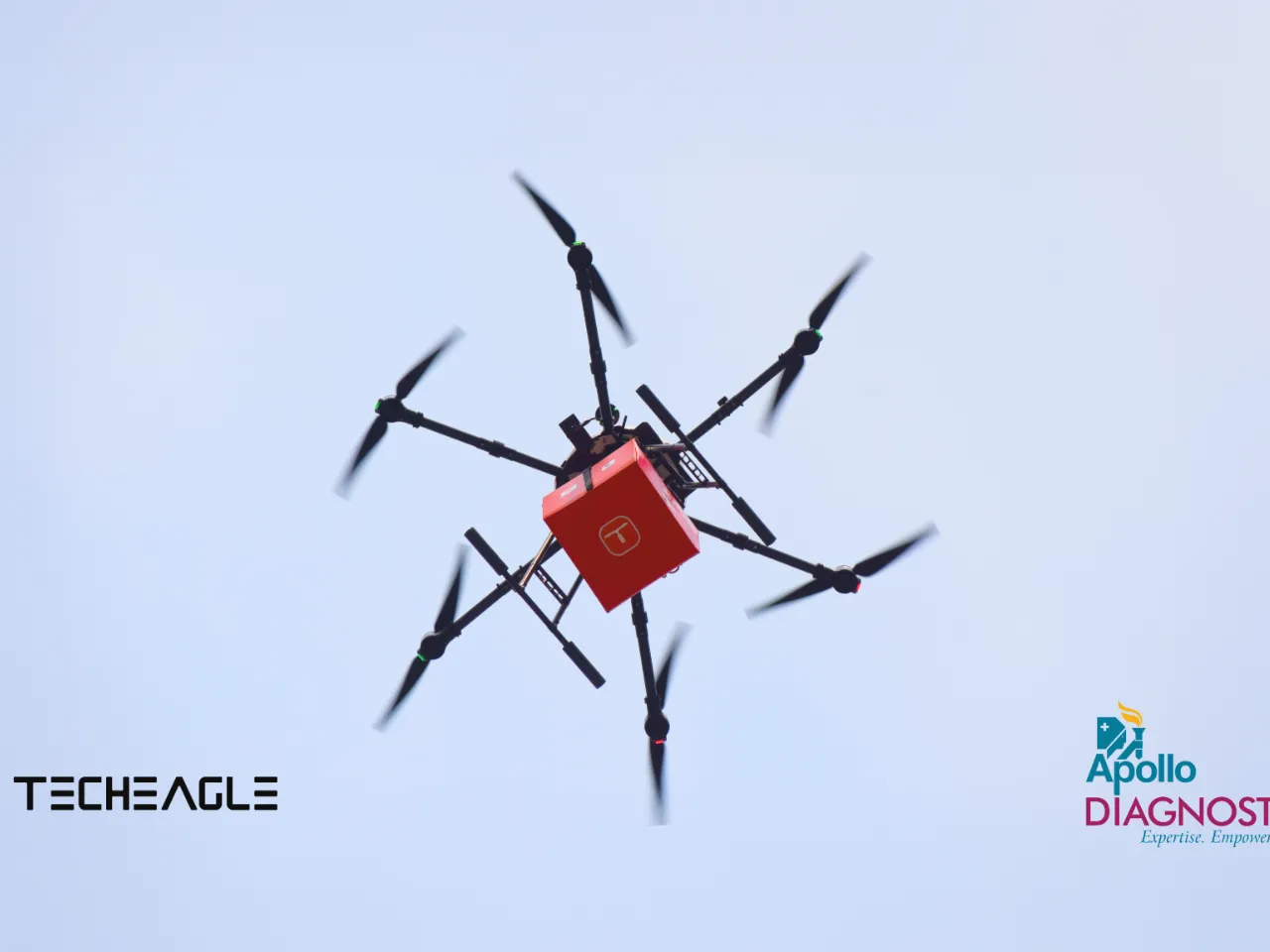 Apollo Hospitals and TECHEAGLE Starts Drone Transport for Medical Samples
