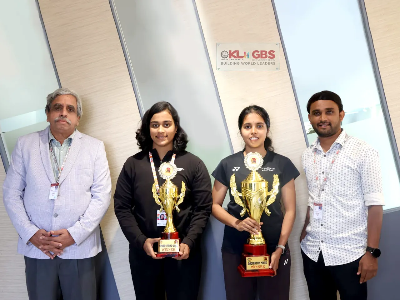 KLH GBS Athletes Shine in Hyderabad University Sports Tournaments