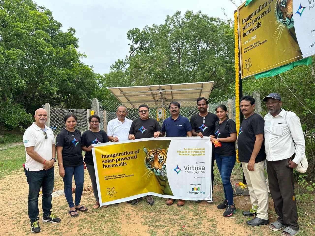 Virtusa Advances Sustainability with Solar Borewells for Wildlife