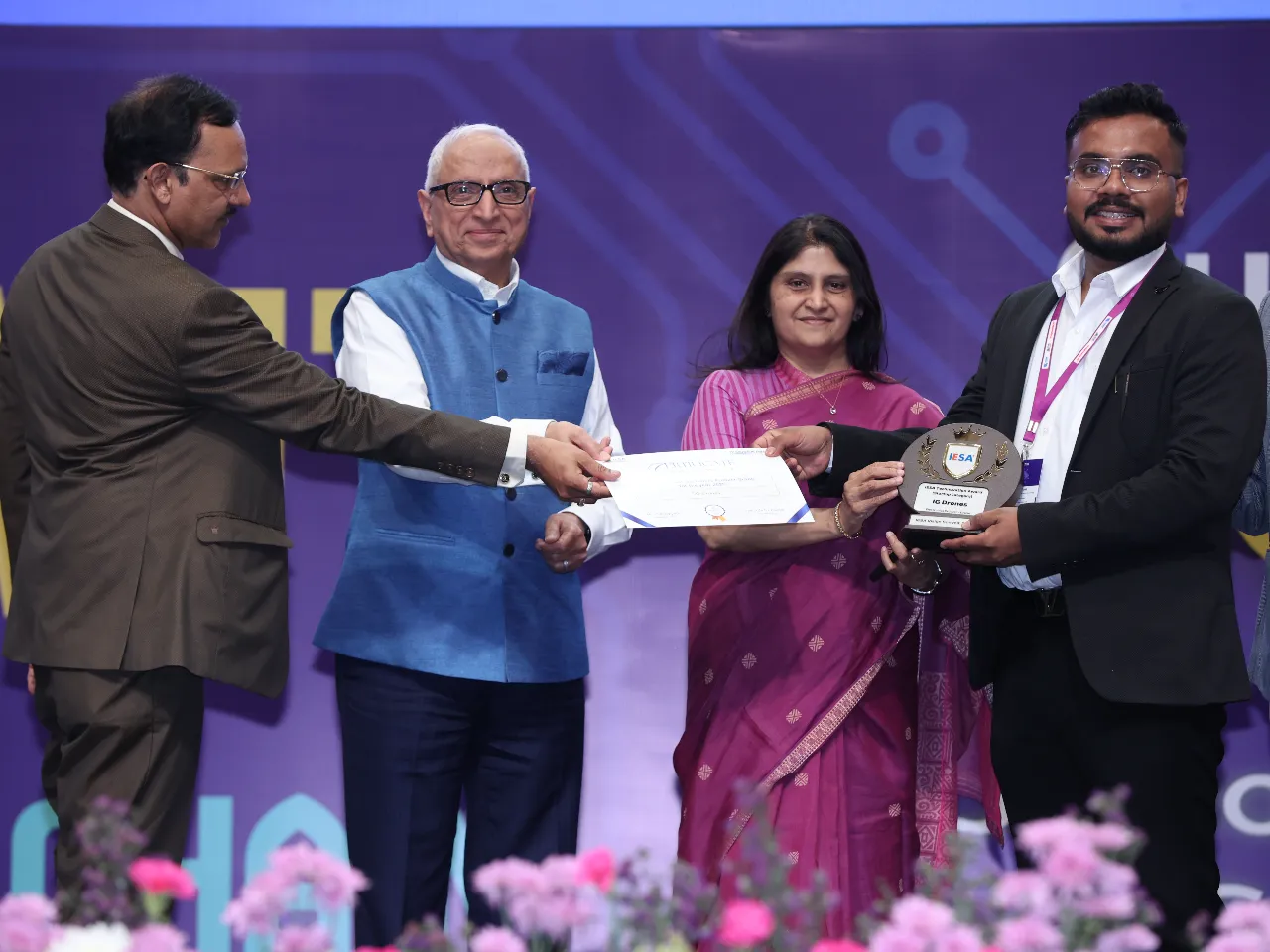 IG Drones Recognized at IESA Vision Summit 2025 in Gandhinagar