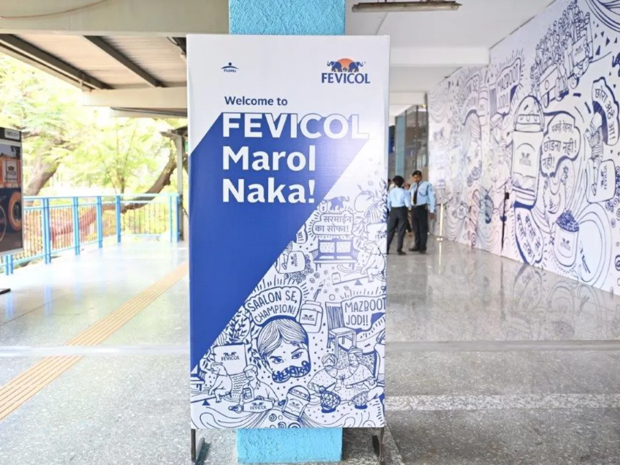 Fevicol Renames Marol Naka Metro Station to Fevicol Marol Naka