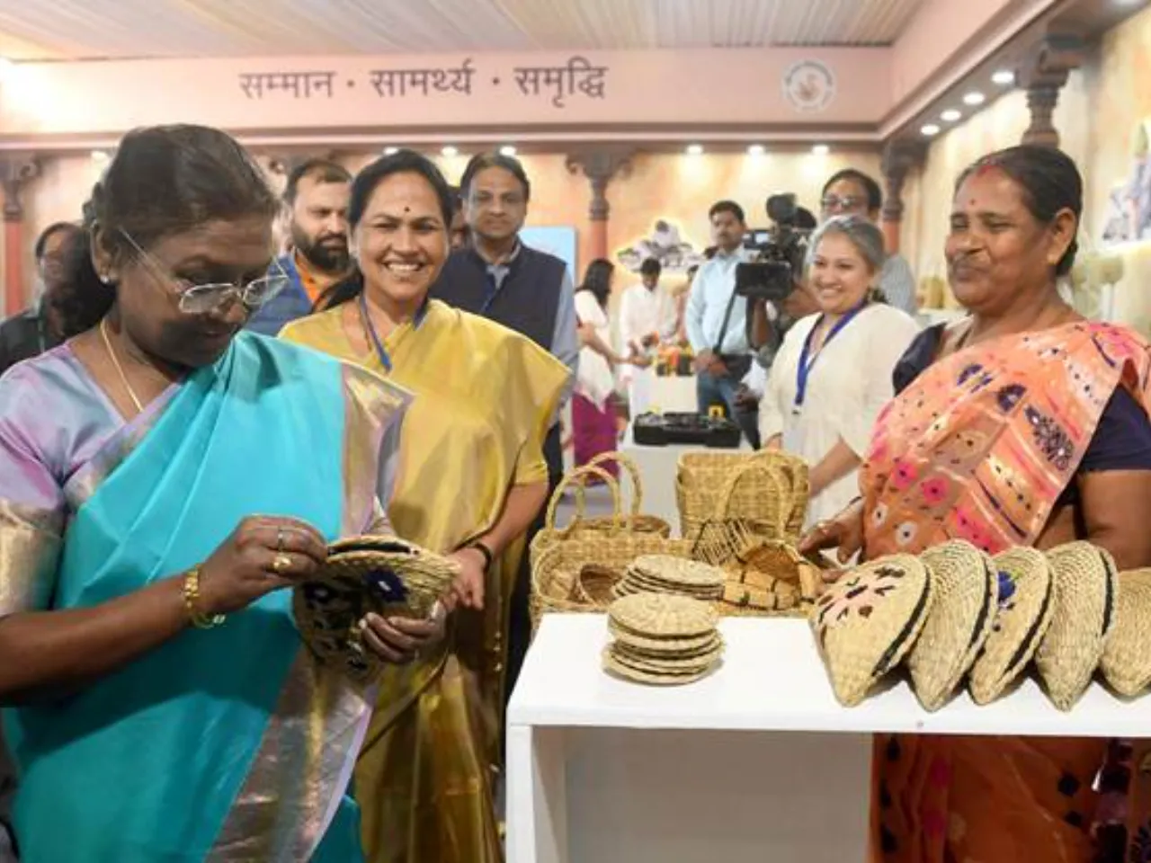 President Smt Droupadi Murmu visited the Udyam Utsav