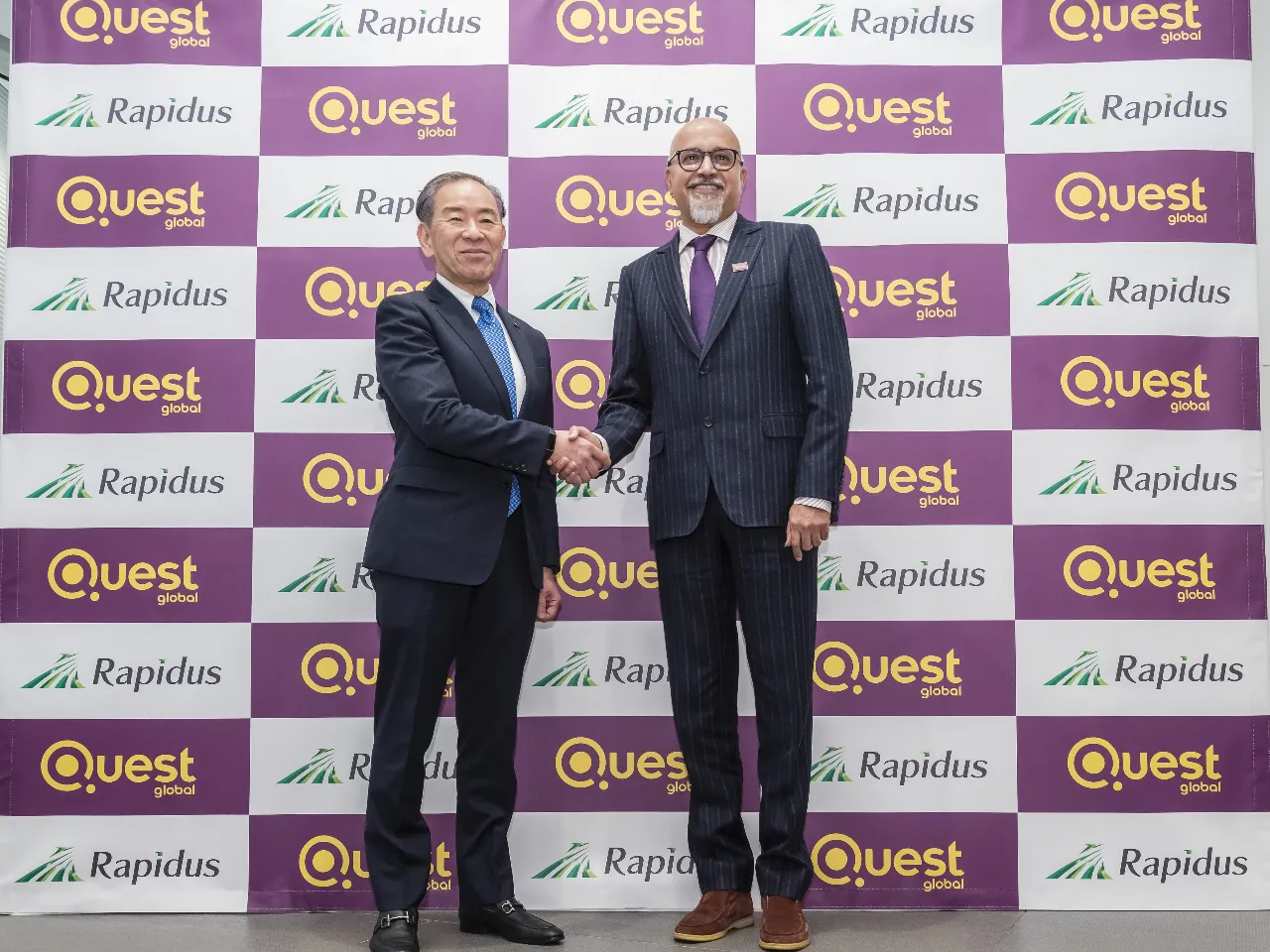 Dr. Atsuyoshi Koike, CEO, Rapidus with Ajit Prabhu, Co-founder & CEO, Quest Global.jpg
