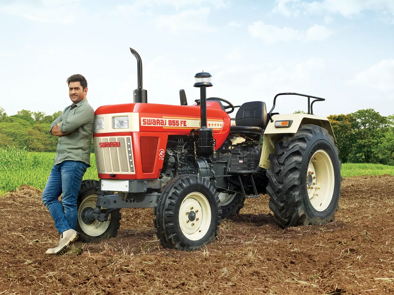 Swaraj Tractors Renews Partnership with MS Dhoni
