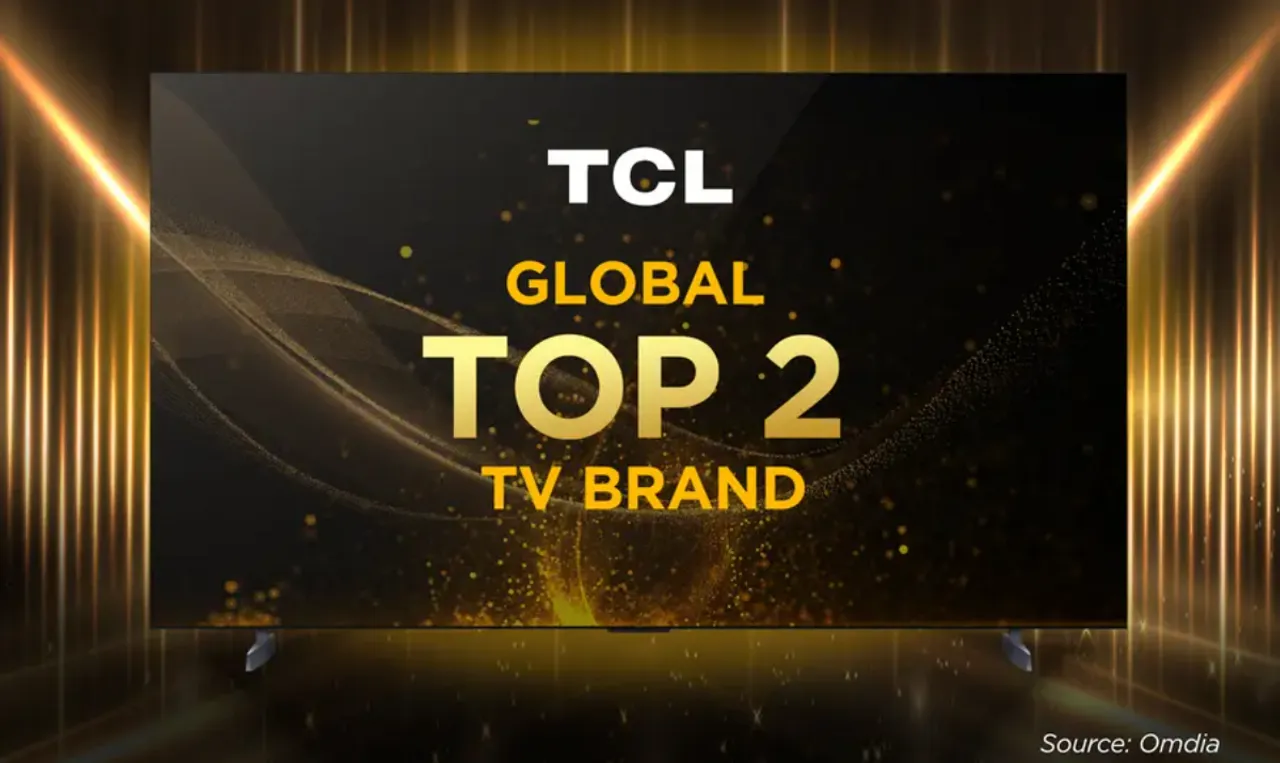 TCL Ranked as Global Top 2 TV Brand