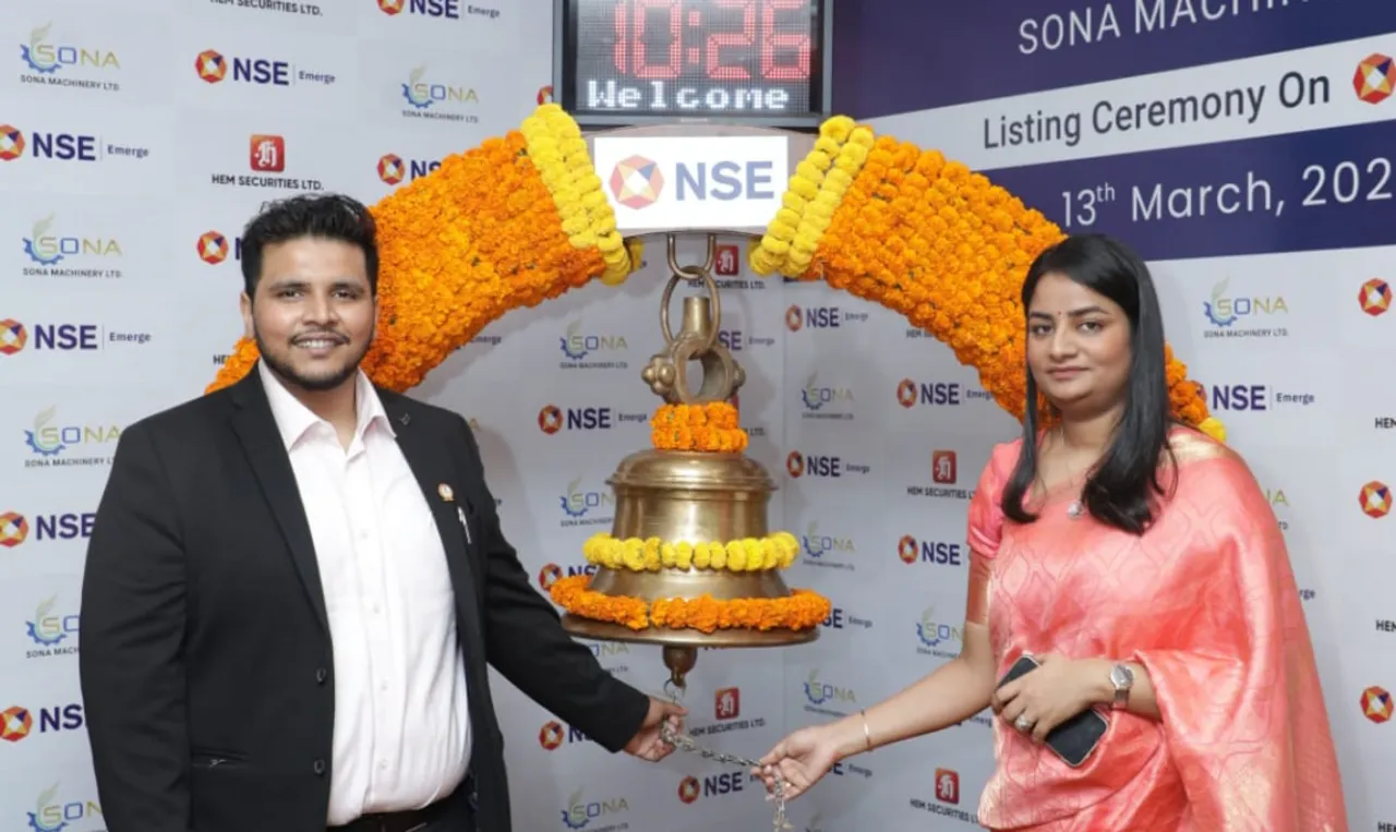 Sona Machinery Lists on NSE Emerge after Successful IPO